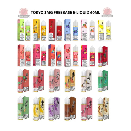 Tokyo premium E-liquid 60ml made by japan Now original product new date available In UAE