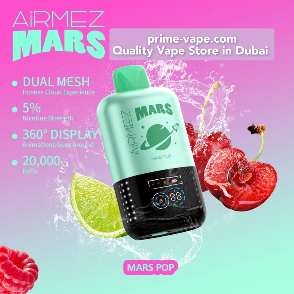 Airmez Mars 20000 Puffs Disposable Vape in Dubai