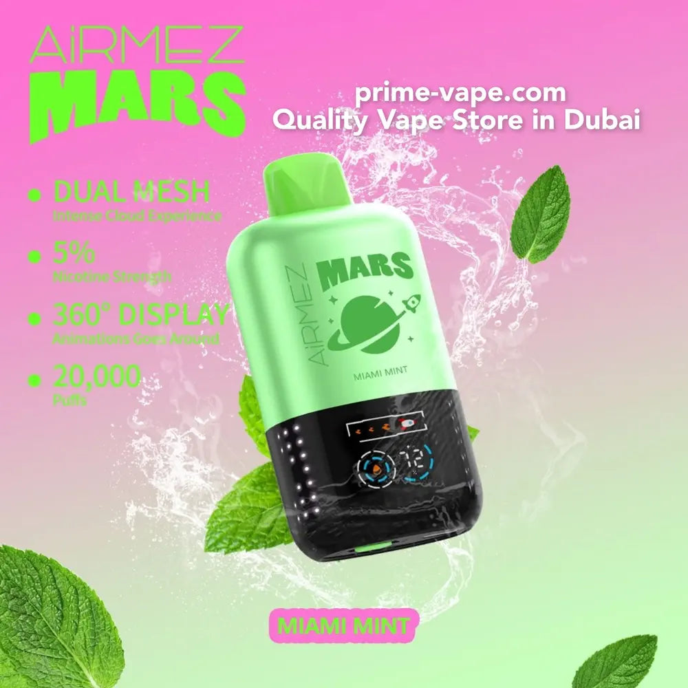 Airmez Mars 20000 Puffs Disposable Vape in Dubai