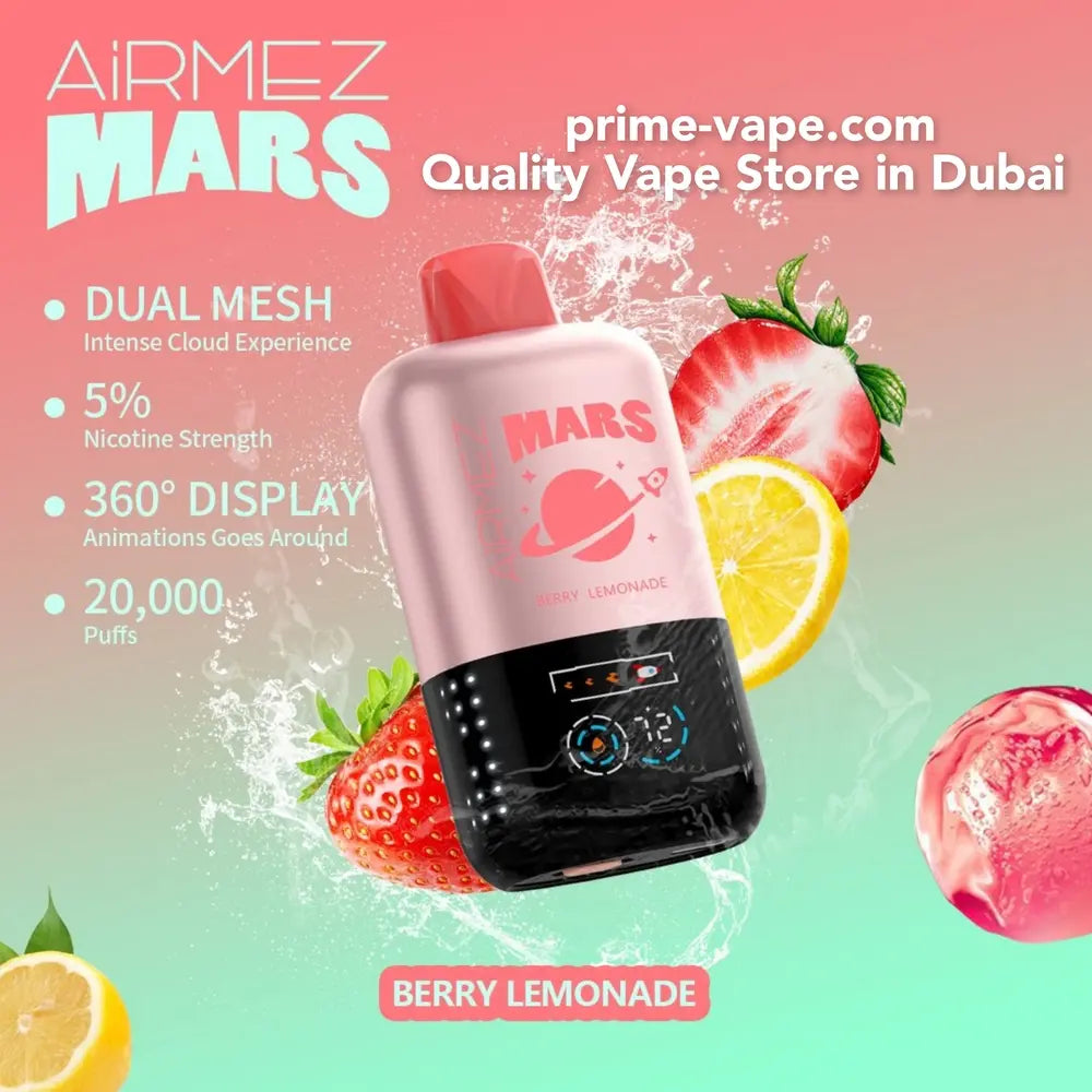 Airmez Mars 20000 Puffs Disposable Vape in Dubai