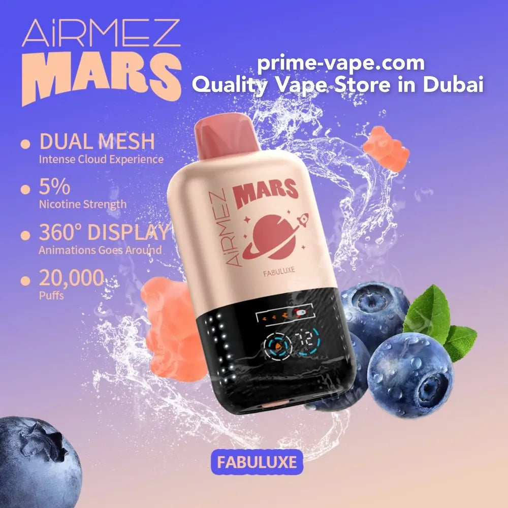 Airmez Mars 20000 Puffs Disposable Vape in Dubai