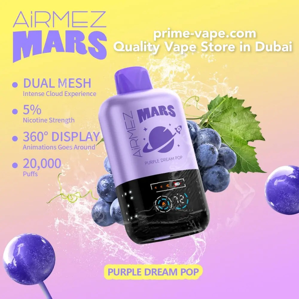 Airmez Mars 20000 Puffs Disposable Vape in Dubai