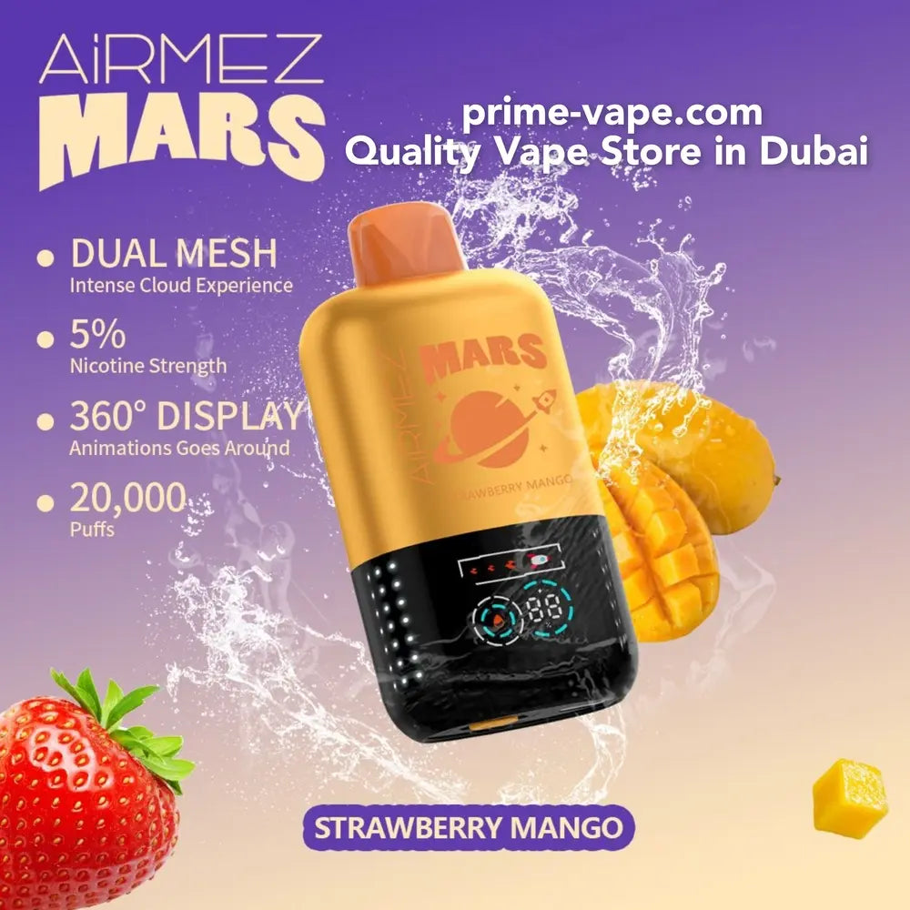 Airmez Mars 20000 Puffs Disposable Vape in Dubai
