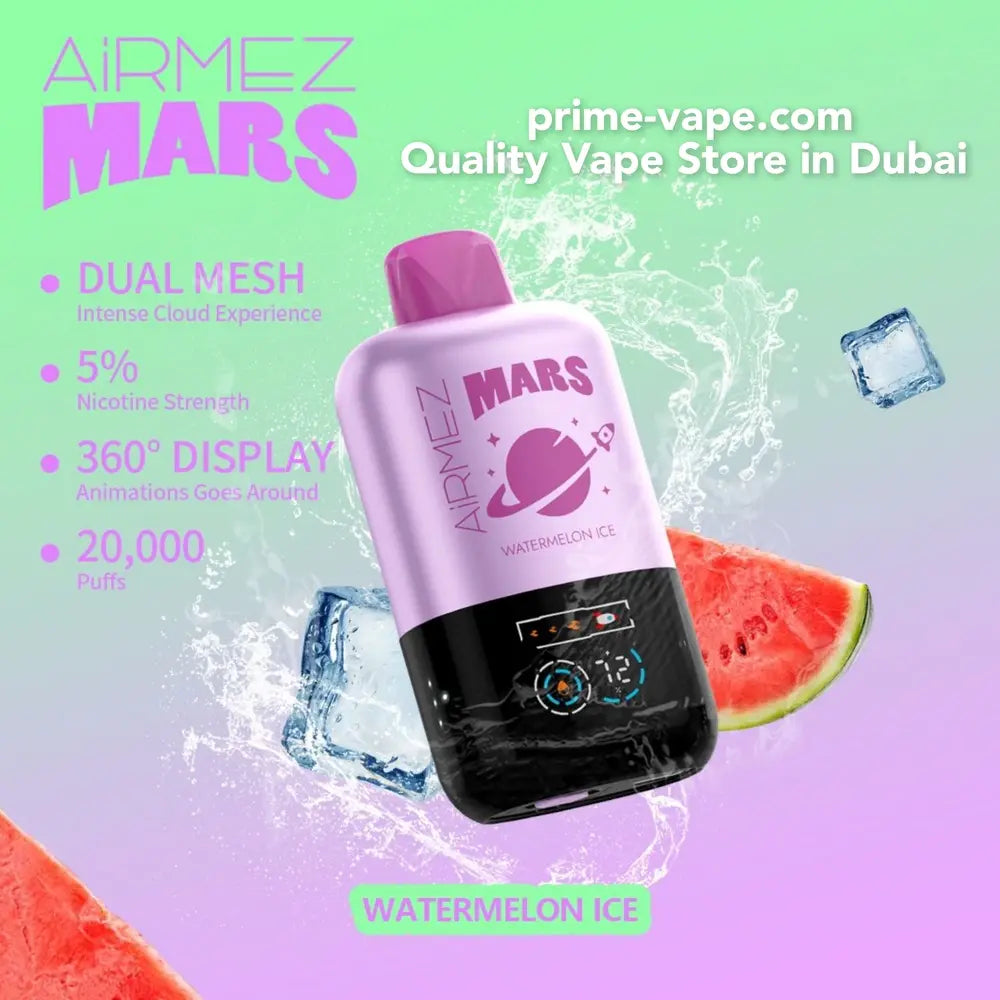 Airmez Mars 20000 Puffs Disposable Vape in Dubai